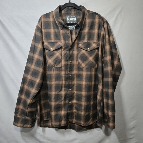Dixxon Flannel Company The Bourbon 2XL Snap Closure Mens Long Sleeve Shirt - Picture 1 of 6